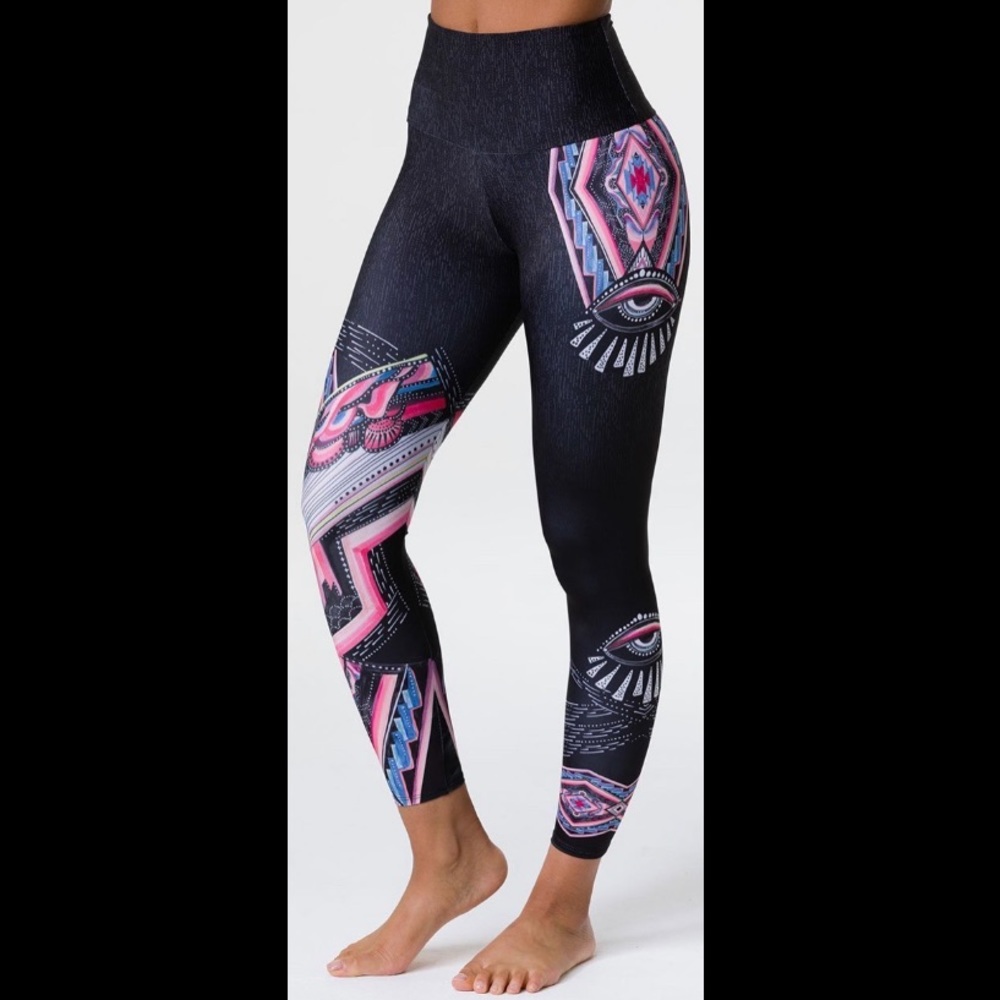 Onzie High Waisted Tribal Print Legging